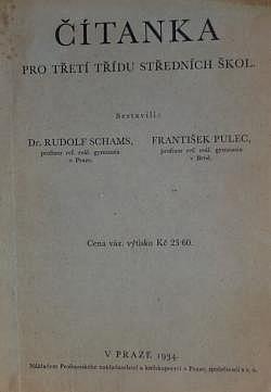 Čítanka pro třetí třídu středních škol