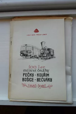 100 let místní dráhy Pečky - Kouřim - Bošice - Bečváry