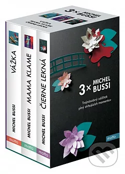3x Michel Bussi - Vážka / Mama klame / Čierne lekná (box)