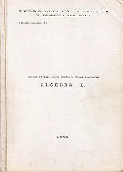 Algebra I.