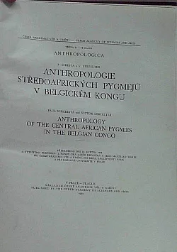 Anthropologie středoafrických pygmejů v Belgickém Kongu