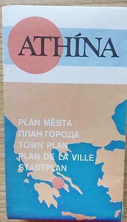 Athína - plán města