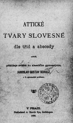 Attické tvary slovesné dle tříd a abecedy