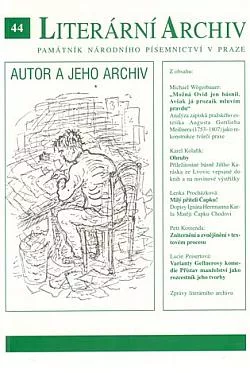 Autor a jeho archiv