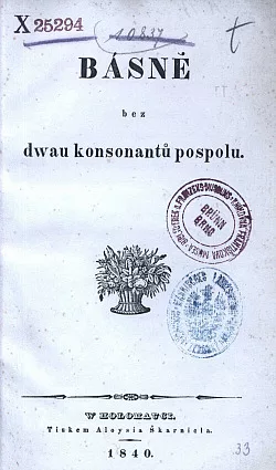 Básně bez dwau konsonantů pospolu