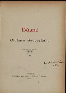 Básně Otakara Sadovského