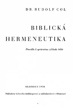 Biblická hermeneutika