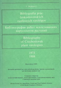 Bibliografia prác československých rastlinných virológov
