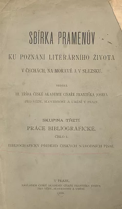 Bibliografický přehled českých národních písní