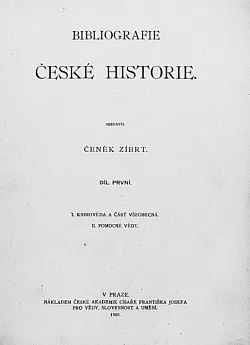 Biblografie české historie 1. díl