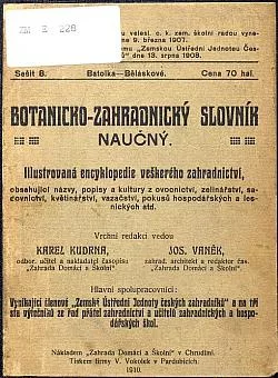 Botanicko-zahradnický slovník naučný