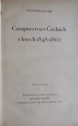 Časopisectvo v Čechách v letech 1848-1862