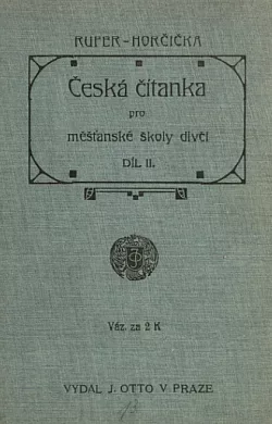 Česká čítanka pro měšťanské školy dívčí díl 2