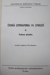 Česká literatura 19. století II. - Textová příručka