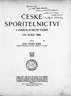 České spořitelnictví v zemích Koruny české do roku 1906