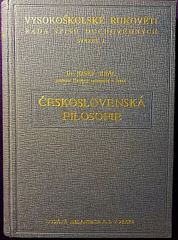 Československá filosofie: Nástin vývoje podle disciplin