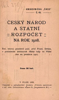 Český národ a státní rozpočet na rok 1908