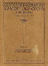 Cestovní poznámky Svatopluka Čecha z roku 1889, 1910