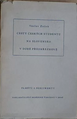 Cesty českých studentů na Slovensko v době předbřeznové