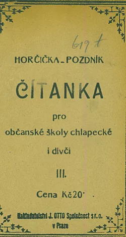 Čítanka pro občanské školy chlapecké i dívčí