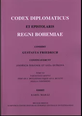 Codex diplomaticus et epistolaris Regni Bohemiae