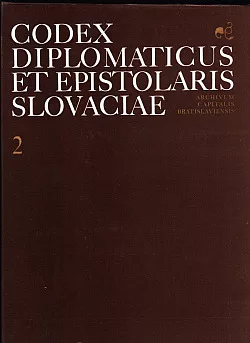 Codex diplomaticus et epistolaris Slovaciae 2