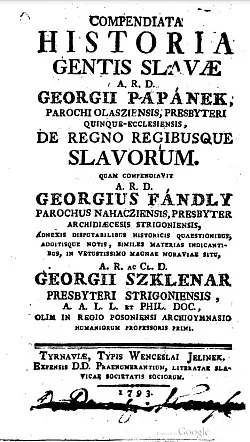 Compendiate historia gentis Slavæ