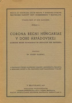 Corona regni Hungariae v dobe Árpádovskej