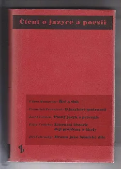Čtení o jazyce a poesii