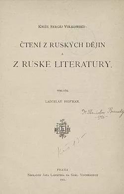 Čtení z ruských dějin a z ruské literatury