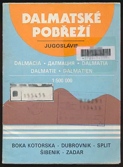 Dalmatské pobřeží Jugoslávie