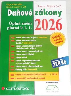 Daňové zákony 2026 - úplná znění platná k 1. 1. 2026