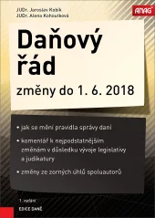 Daňový řád a jeho změny do 1. 6. 2018