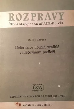 Deformace hornin vzniklé vytlačováním podloží