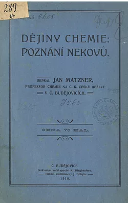 Dějiny chemie poznání nekovů