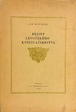 Dejiny levočského kníhtlačiarstva