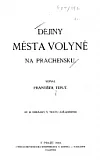 Dějiny města Volyně na Prácheňsku