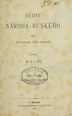 Dějiny národa ruského - Díl I.: Do konce XVIII. století