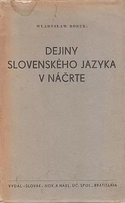Dejiny slovenského jazyka v náčrte