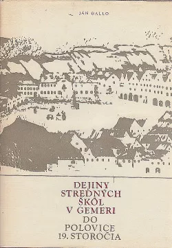 Dejiny stredných škôl v Gemeri do polovice 19. storočia