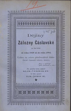Dějiny záložny Čáslavské