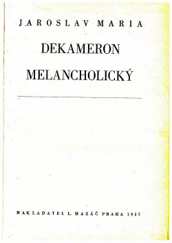 Dekameron melancholický