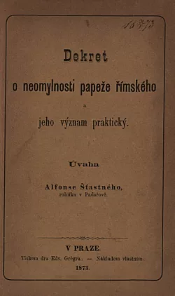 Dekret o neomylnosti papeže římského