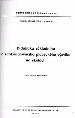 Didaktika základního a zdokonalovací  plaveckého výcviku na školách
