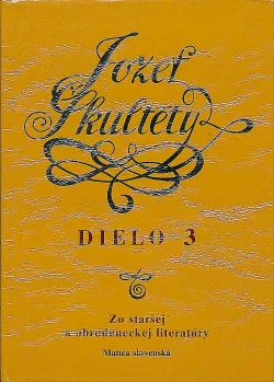 Dielo 3: Zo staršej a obrodeneckej literatúry