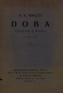 Doba: essaye z roku 1915