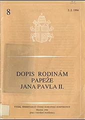 Dopis rodinám papeže Jana Pavla II.
