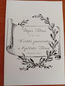 Dopis Titovi / Krátké poznámky o Epištole Titovi