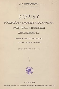 Dopisy podmaršála Emanuela Salomona