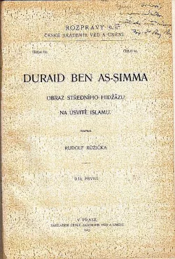 Duraid ben As-Simma: Obraz středního Hidžázu na úsvitě islámu I.